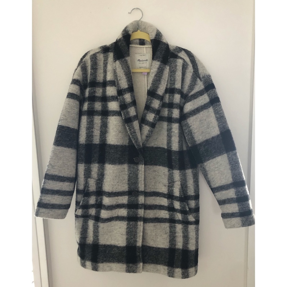 Madewell Plaid Coat